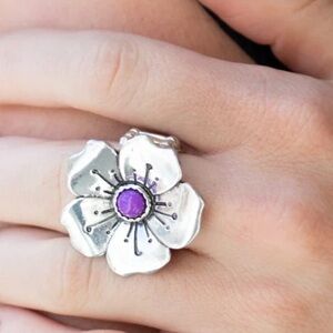 Paparazzi: Boho Blossom - Purple Ring